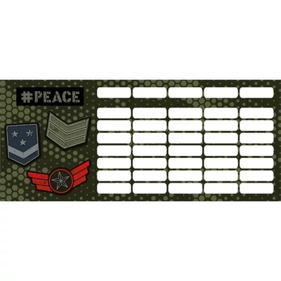 LC-20782205 Órarend mini #Peace, Pixel