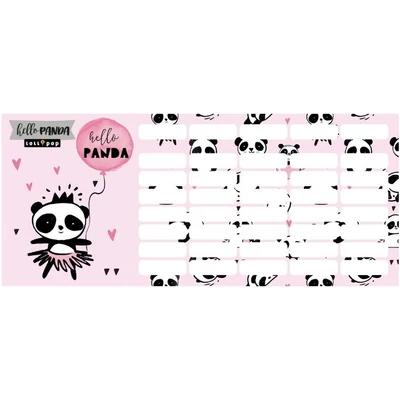 LC-20797951 Órarend mini Lollipop, Hello Panda