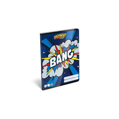 LC-21859901 Füzet tűzött A4 sima Supercomics, Bazinga