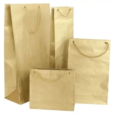 LC-22055599 Dísztasak L nátron Arany 26*10*35cm zsinórfüles