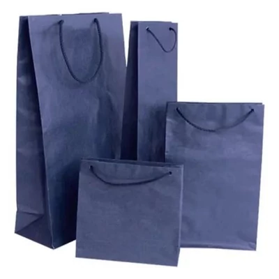 LC-22055799 Dísztasak L nátron Kék 26*10*35cm zsinórfüles