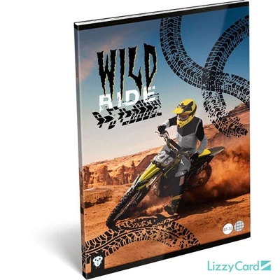 LC-22977050 Füzet tűzött A4 kockás Kis Bagoly, Wild ride