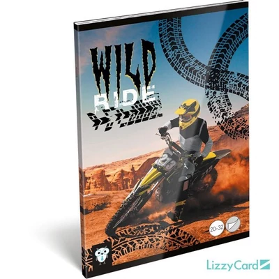 LC-22980450 Füzet tűzött A5 sima Kis Bagoly, Wild ride