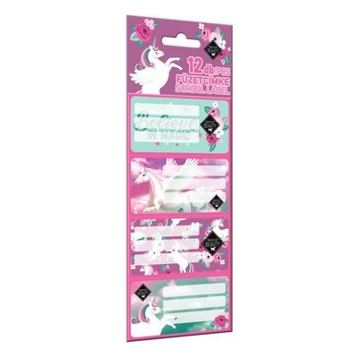 LC-24150501 Füzetcímke 12db-os Magical, Beauty magic