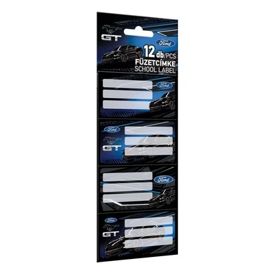 LC-24150915 Füzetcímke 12db-os Ford, Black