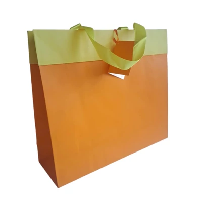 LC-9334 Dísztasak Bicolour Narancs-Sárga 37*32cm