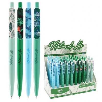 M&amp;G-ABP20179 Golyóstoll 0,5mm Natural Life 4 féle minta
