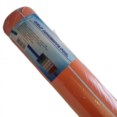 NBK2005 Öntapadós fólia NBK 15m*45cm 150mic Világos narancs