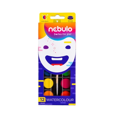 NEB-NVF-23-12 Vízfesték 12db-os Nebulo kicsi