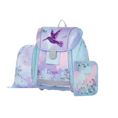 OXY-0-59625 Iskolatáska szett Prémium Light anatómiai mágneszár. Kolibri