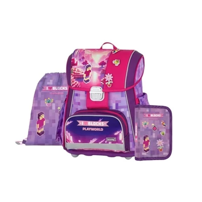 OXY-0-90326 Iskolatáska szett Prémiuim anatómia Play World Girl