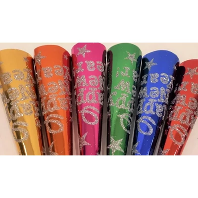 PG-289 Trombita kicsi Happy New Year Glitteres (több szín)