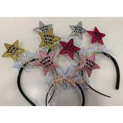 PG-294 Fejdísz Happy New Year 2féle (több szín)