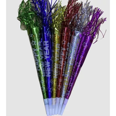 PG-496 Trombita 29cm Happy New Year Glitteres (több szín)