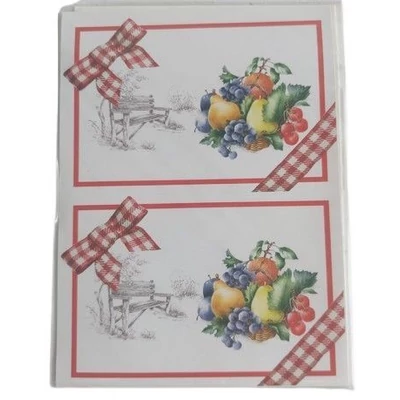 PL-00010 Befőtt címke nagy 8db-os Gyümölcs