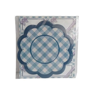 PL-00020 Befőtt díszítő csomag feliratozható - Kék