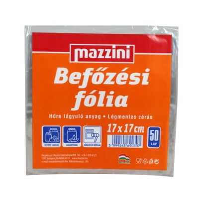 PL-690307 Befőzési fólia 17*17cm 50db-os