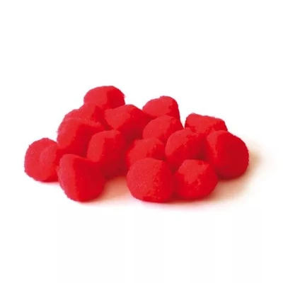 PL-FEAE0028 Pompon 30mm Piros 30db-os