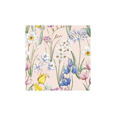 PM-006801 Papírszalvéta mintás Daisy 33*33cm Tavaszi virágok