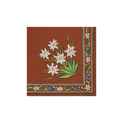 PM-059601 Papírszalvéta mintás Maki 33*33cm Piros népi mintás