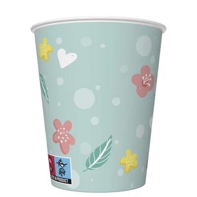 PM-KD01_041001 Papírpohár 8*250ml Trópusi gyümölcsök