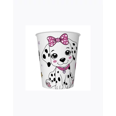 PM-KD01_044901 Papírpohár 8*250ml Puppy Dog