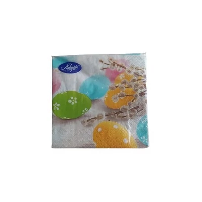 PM-Nekupto-104 Mix Papírszalvéta mintás Nekupto 33*33cm Húsvéti tojások