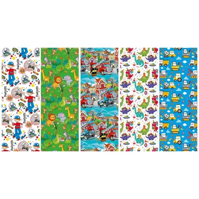 PM-P1_OG_204 Csomagolópapír 50db 99,5*68,5cm Pol-Mak (kisfiúknak)