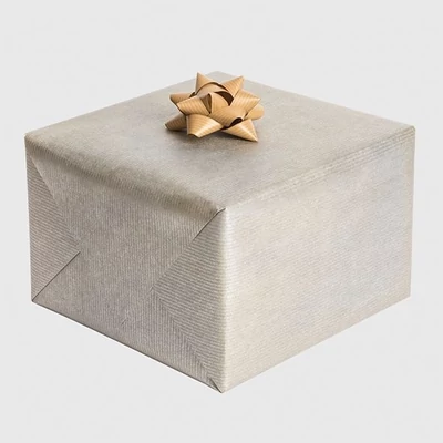 PM-P2_KRAFT_OG_SILVER Csomagolópapír 200*70cm Pol-Mak Kraft Ezüst 50db