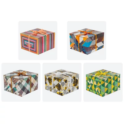 PM-P2_METAL_OG_6/1 Csomagolópapír 200*70cm Pol-Mak Metál színes mintás 1db