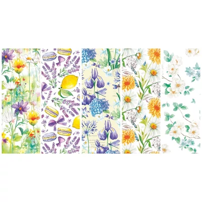 PM-P2_OG_33/1 Csomagolópapír 1db 200*70cm Virágos