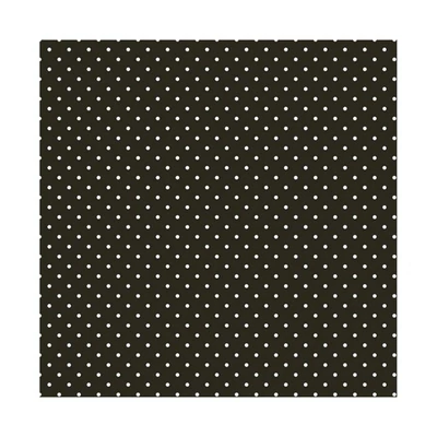 PM-SDOG_036806 Papírszalvéta mintás Daisy 33*33cm Fekete pöttyös