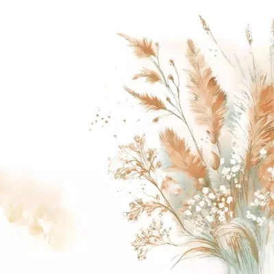 PM-SDOG_041401 Papírszalvéta mintás Daisy 33*33cm Pampafű