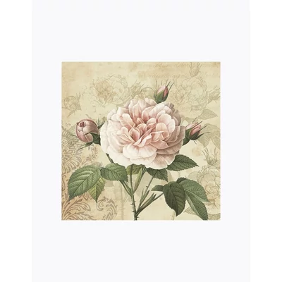 PM-SLOG_044801 Papírszalvéta mintás Maki 33*33cm Vintage Rózsa