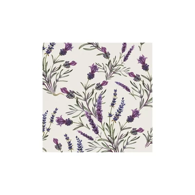 PM-SLOG_046301 Papírszalvéta mintás Maki 33*33cm Levendulás