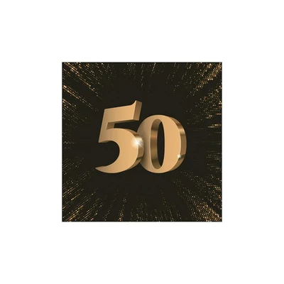 PM-SLOG_055301 Papírszalvéta mintás Maki 33*33cm 