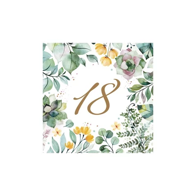 PM-SLOG_060705 Papírszalvéta mintás Maki 33*33cm 