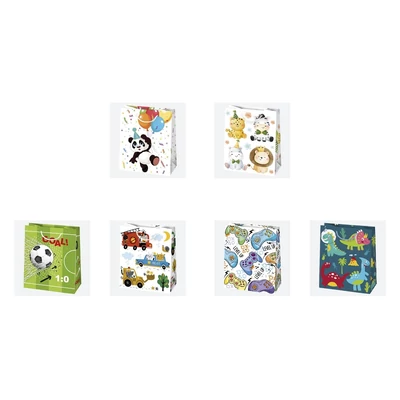 PM-T4_OG_114 Dísztasak T4 190*230*105mm Gyerek mintás