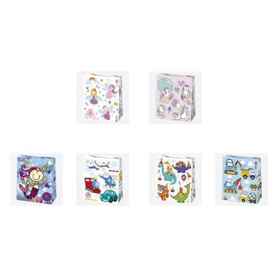 PM-T4_OG_92 Dísztasak T4 190*230*105mm Gyerek mintás