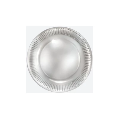 PM-TM02_005500 Papírtányér 22,7cm 8db Ezüst
