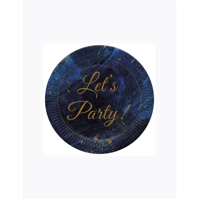 PM-TM02_063701 Papírtányér 22,7cm 8db Let's Party