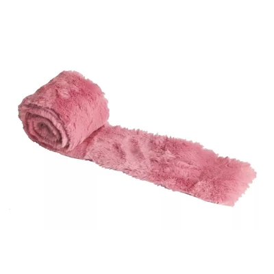 QX-067621 Dekor csík Plüss Rózsaszín 12cm*1,6m