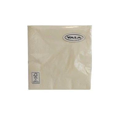 QX-343327 Papírszalvéta Yala 33*33cm Pezsgő