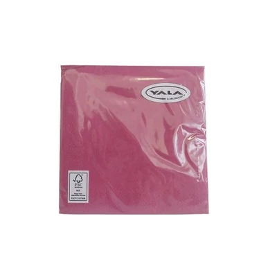 QX-343330 Papírszalvéta Yala 33*33cm Burgundi
