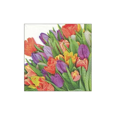 QX-343339 Papírszlvéta Yala 33*33cm Tulipánok