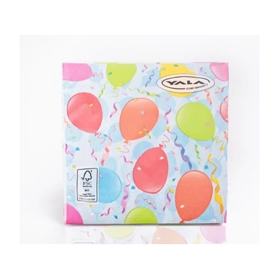 QX-343346 Papírszalvéta Yala 33*33cm Lufik