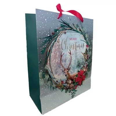 QX-370947 Karácsonyi papírtasak 