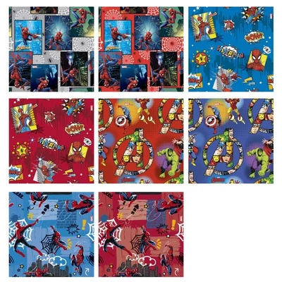 SAD-MV3J1GEN Csomagolópapír 200*70cm Sadoch "Marvel" 50db