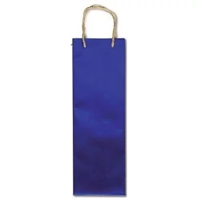 SAD-SDE18067D Ajándéktasak Metál kék (12*9*37cm)