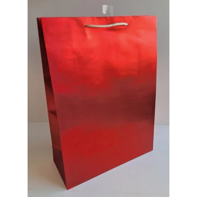 SAD-SDE41065D Ajándéktasak Metál piros (32*10*41,5cm)